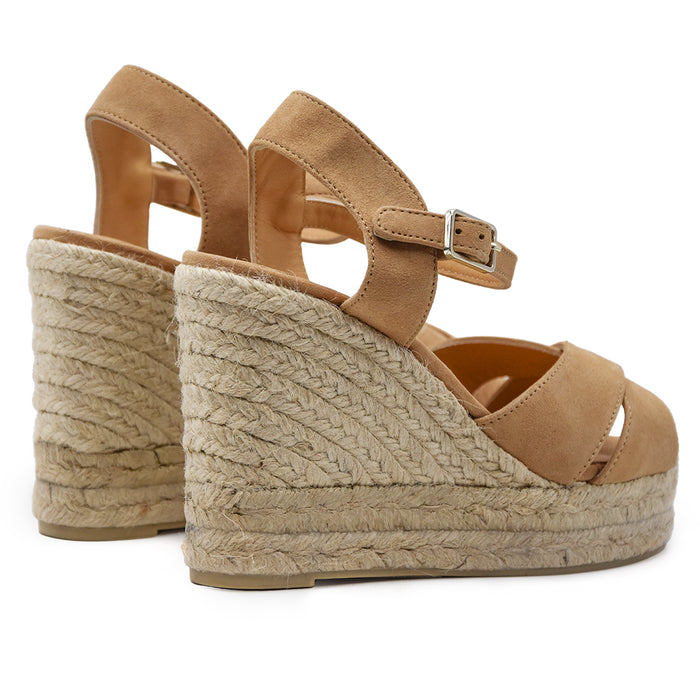 Sandali Castañer Donna Blaudell Espadrillas In Suede Tostado