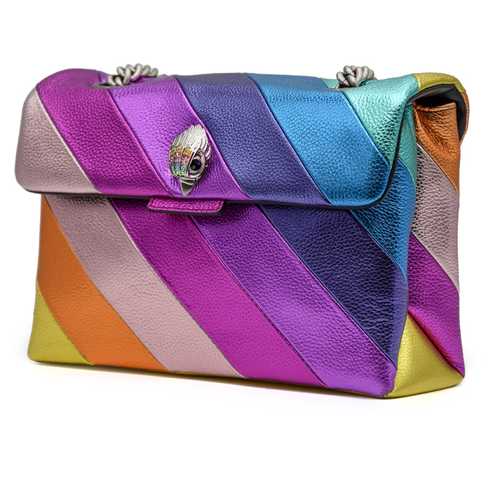 Kensington Rainbow Bag Kurt Geiger Iconic Rainbow Pattern