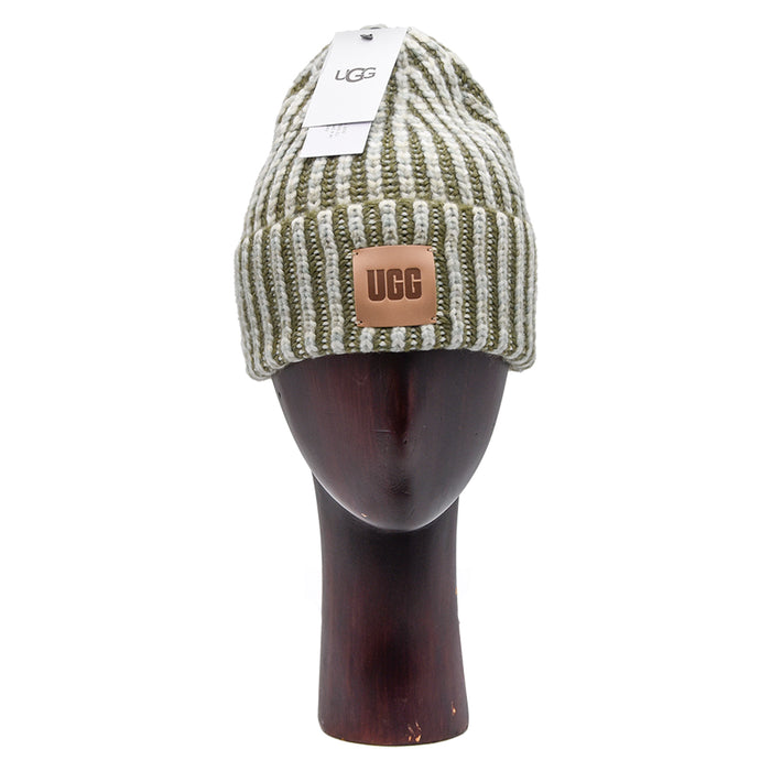 Ugg Unisex Cappello Olive Space-Dye Presenta Motivo Dinamico