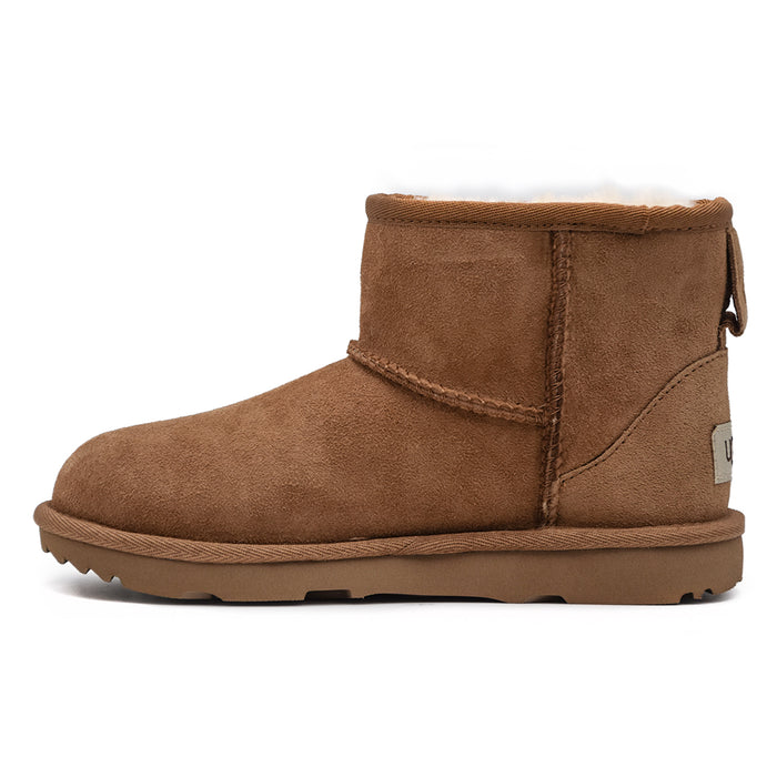 Ugg Mini Stivaletti Chestnut Con Montone Sofficissimo Bambino