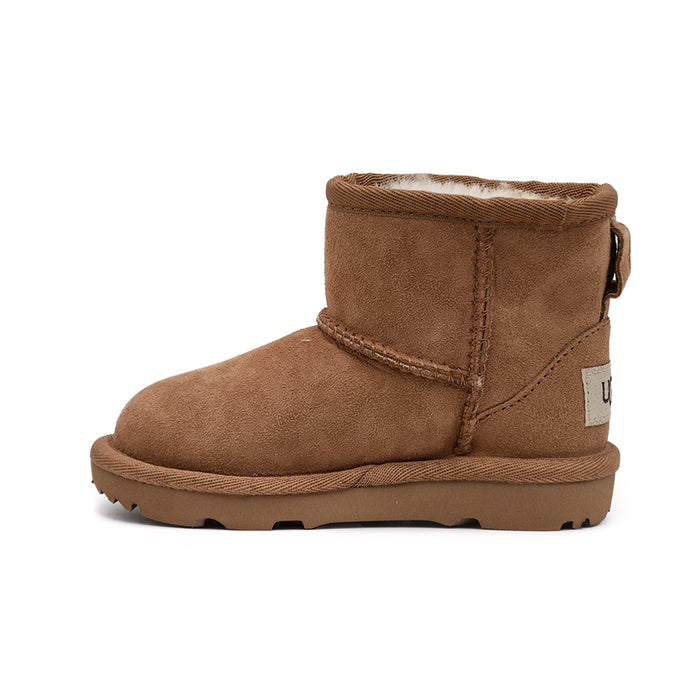 Ugg Classic Mini II Chestnut Kids Boots Warm And Soft