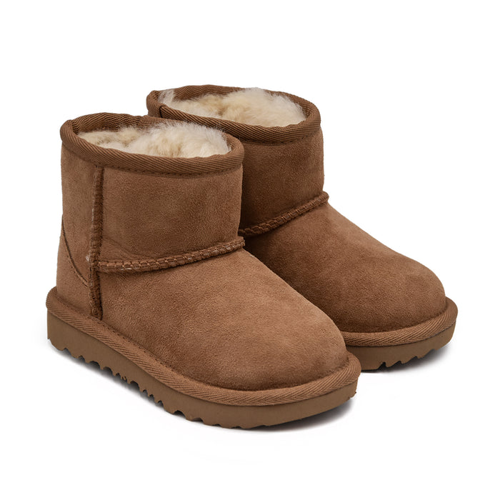 Ugg Classic Mini II Chestnut Kids Boots Warm And Soft