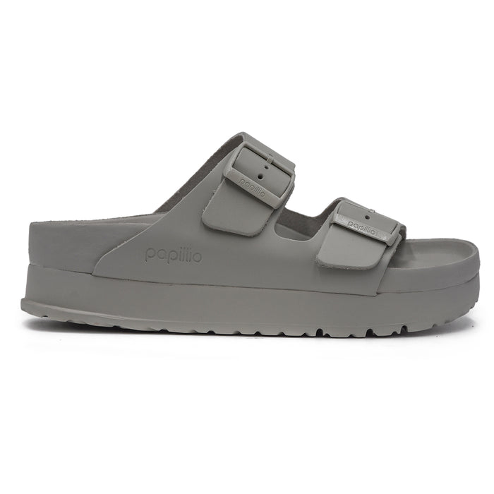 Birkenstock Arizona Linea Papillio Grigio Donna Con Suola Smussata