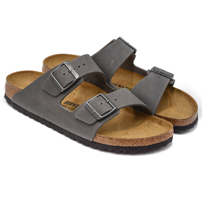 Sandali Birkenstock Uomo Arizona Grigio Pietra Facile Da Abbinare