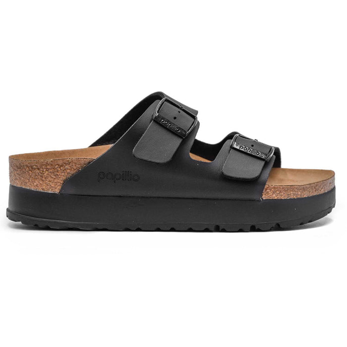 Birkenstock Papillio Pap Flex Sandals Women Black Wedge Fashion