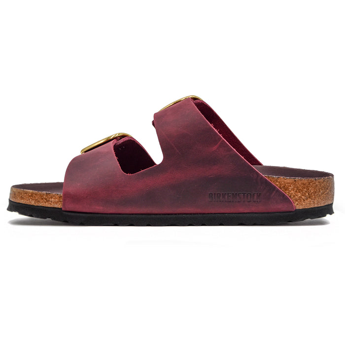 Birkenstock Arizona Zinfandel Donna Big Buckle Pelle Bordeaux