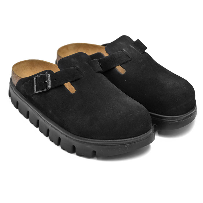 Birkenstock Boston Papillio Chunky Women's Clogs Black Variation