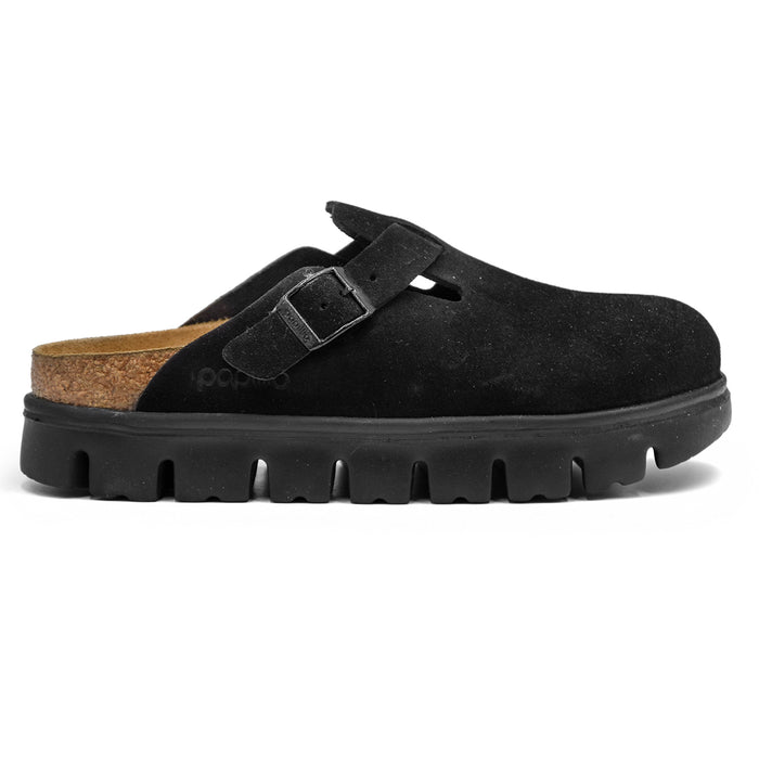 Birkenstock Boston Papillio Chunky Women's Clogs Black Variation