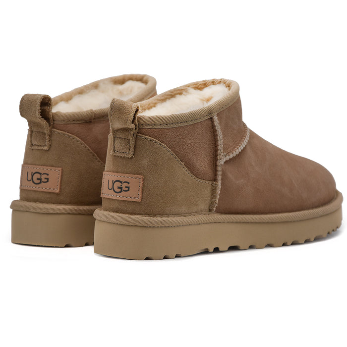 Ugg Ultra Mini Stivaletti Sand Pretrattati Per Acqua Macchie Donna