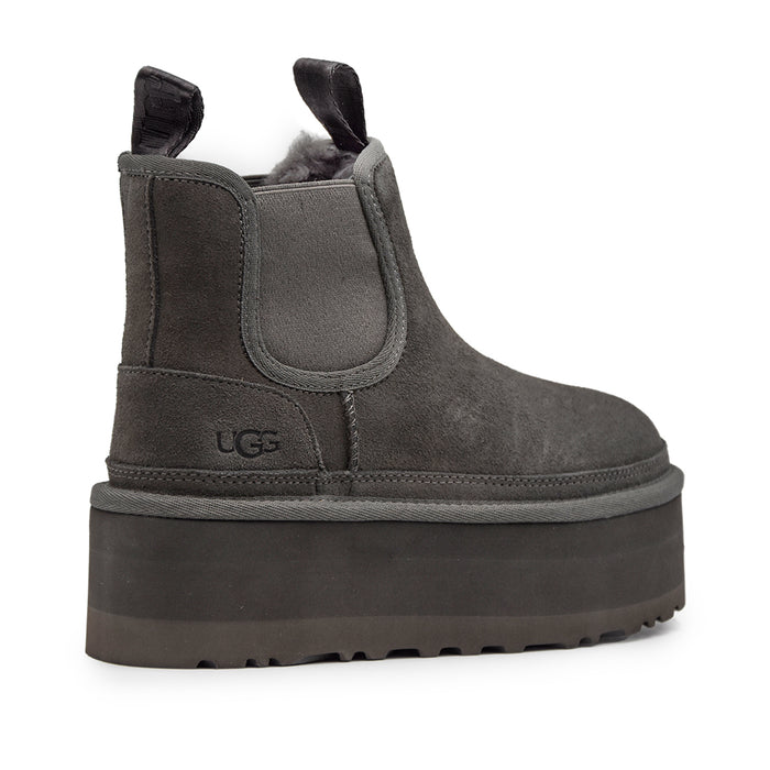 Ugg Neumel Platform Stivaletti Grigio Donna Con Doppio Godet