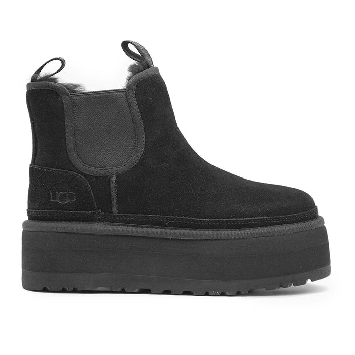 Ugg Neumel Platform Black Women's Ankle Boots With EVA Midsole