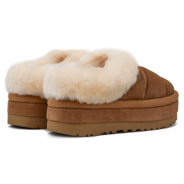 Sabot Ugg Donna Tazzlita Tabacco Con Soffice Collarino A Vista