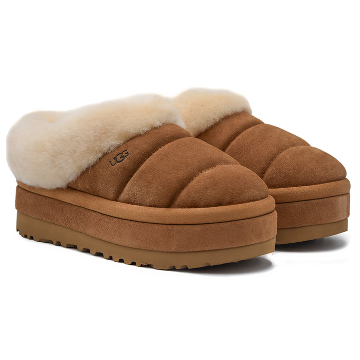 Sabot Ugg Donna Tazzlita Tabacco Con Soffice Collarino A Vista