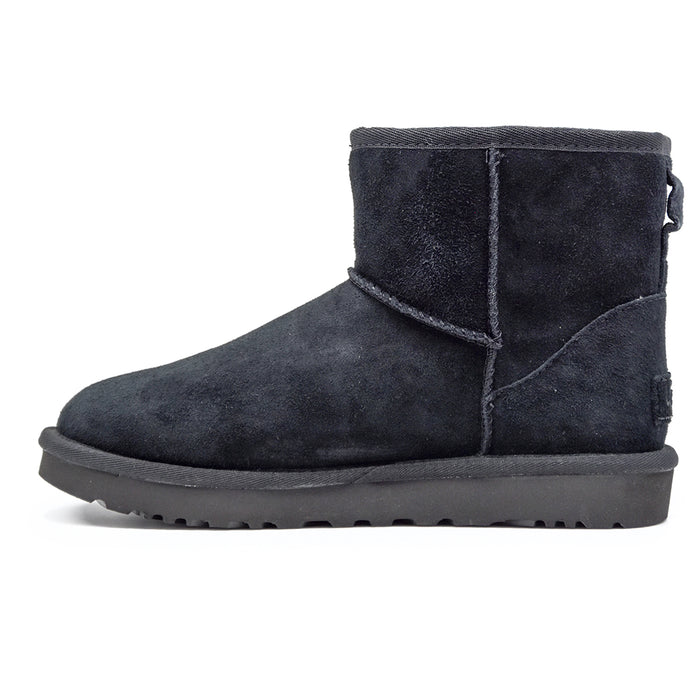 Ugg Mini Bailey Stivaletti Con Logo Stampato A Caldo Nero Donna