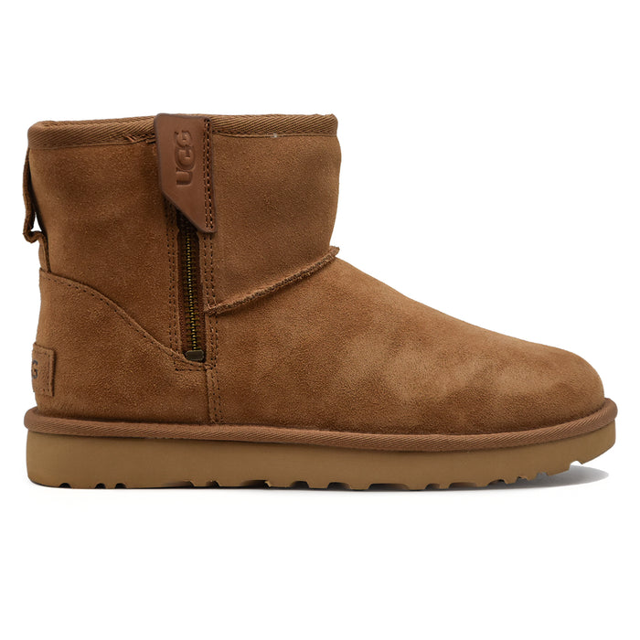 Ugg Donna Stivaletti Chestnut Mini Bailey Stilosa Zip Laterale