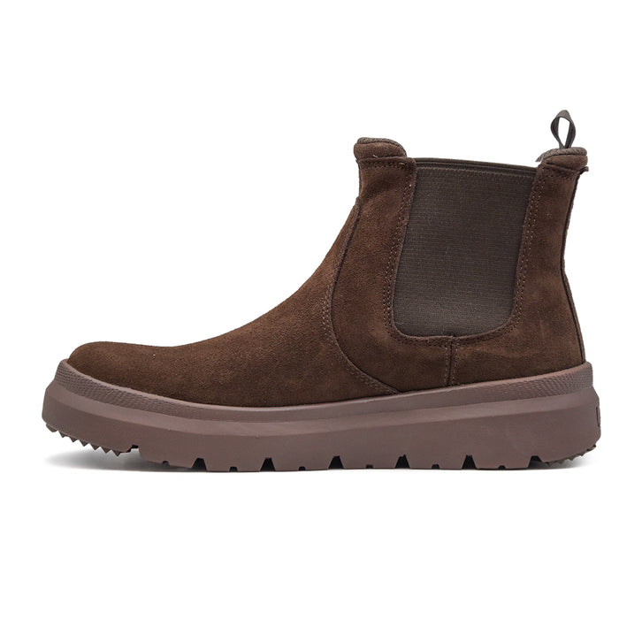 Stivaletti Ugg Uomo Marrone Struttura Con Cuciture Sigillate