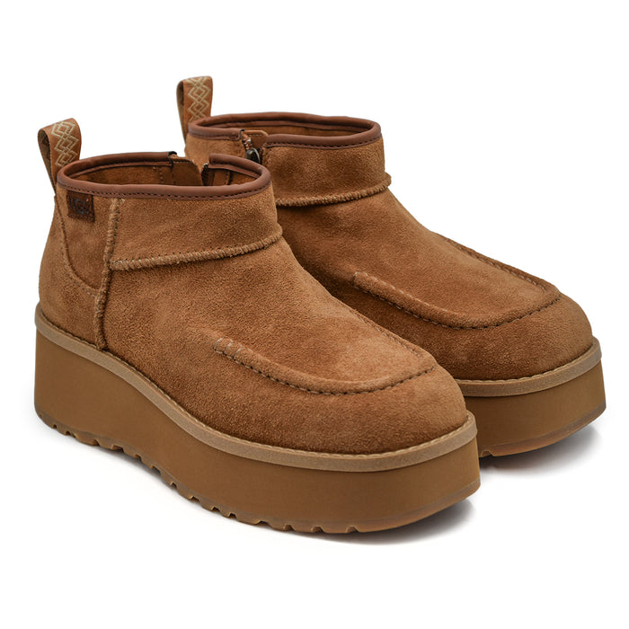 Stivaletti Ugg CityFunc Ultra Mini Chestnut Donna Con Zip Mediale