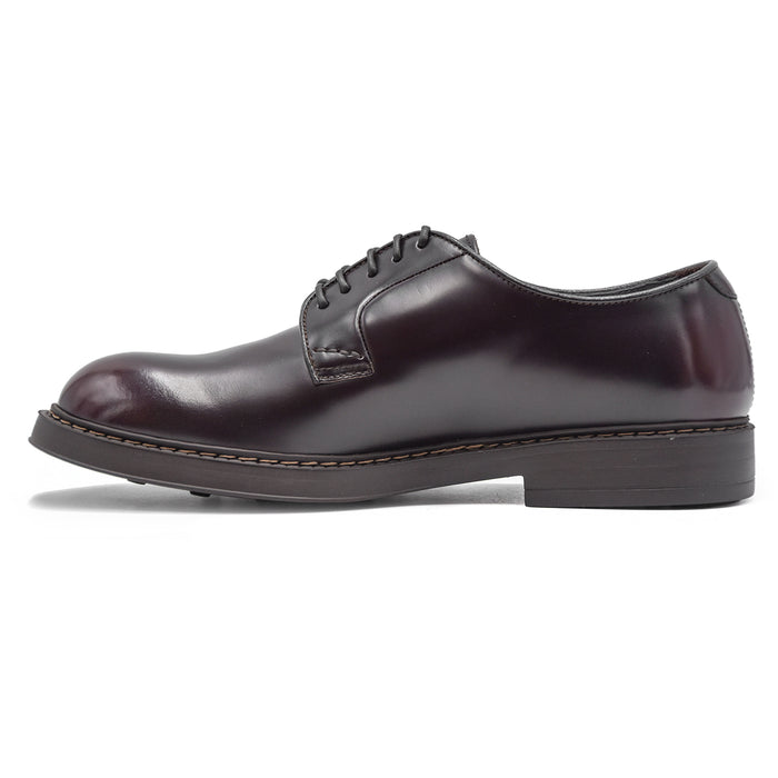 Doucal's Men's Brown Lace Ups With Thick Rubber Bottom Stitched