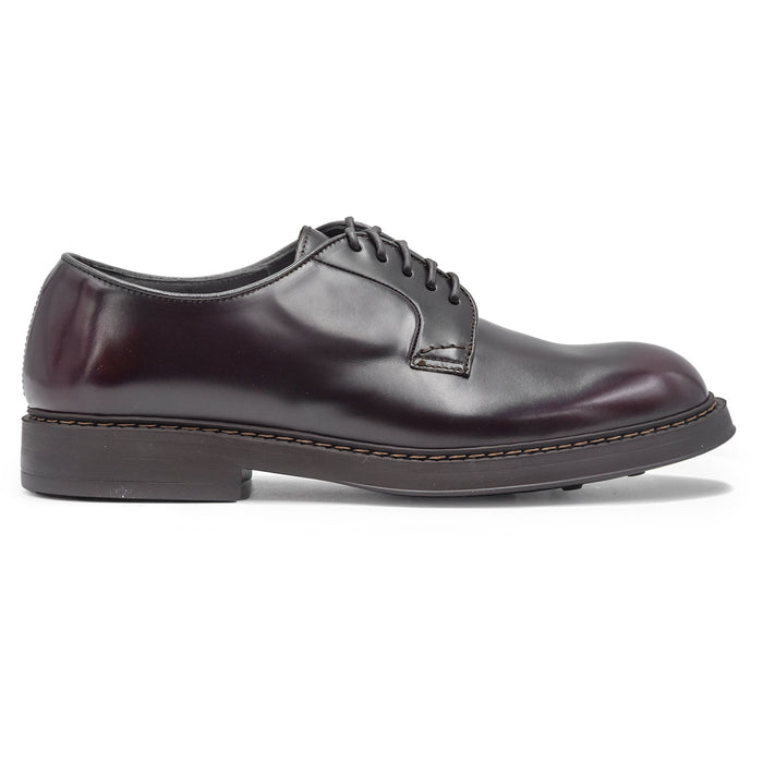 Doucal's Men's Brown Lace Ups With Thick Rubber Bottom Stitched