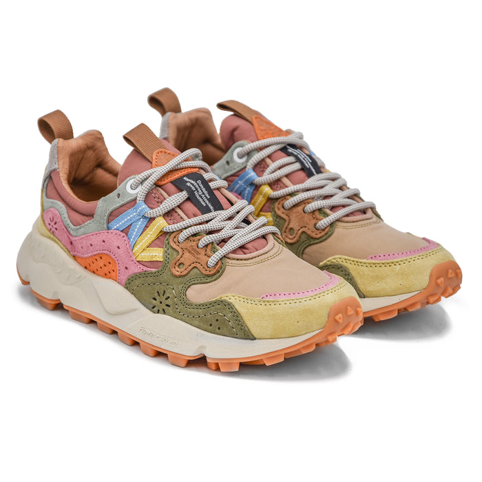 Sneakers Donna Flower Mountain Ispirate Al Mondo Outdoor Beige