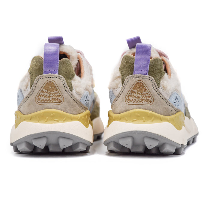 Sneakers Flower Mountain Donna Yamano 3 Effetto Teddy Beige