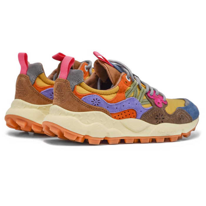 Sneakers Donna Flower Mountain Senape Battistrada Personalizzato