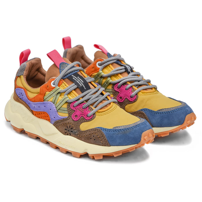 Sneakers Donna Flower Mountain Senape Battistrada Personalizzato