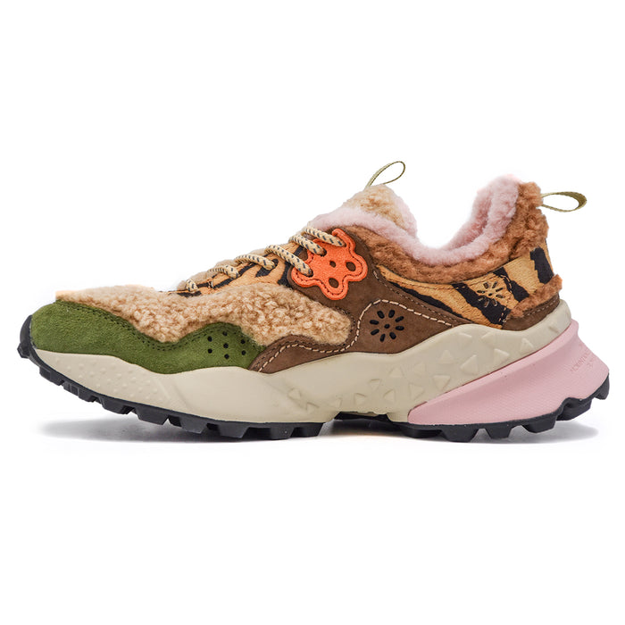 Sneakers Flower Mountain Beige Donna Ispirato Cicli Della Natura