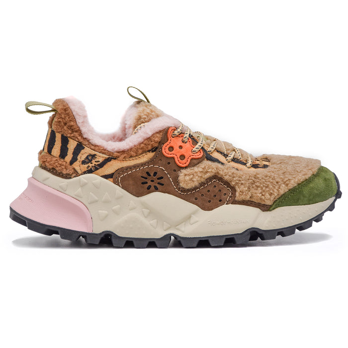 Sneakers Flower Mountain Beige Donna Ispirato Cicli Della Natura