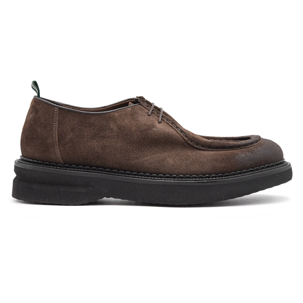 Stringata Marrone Green George Con Suola Nera Iper Leggera Uomo