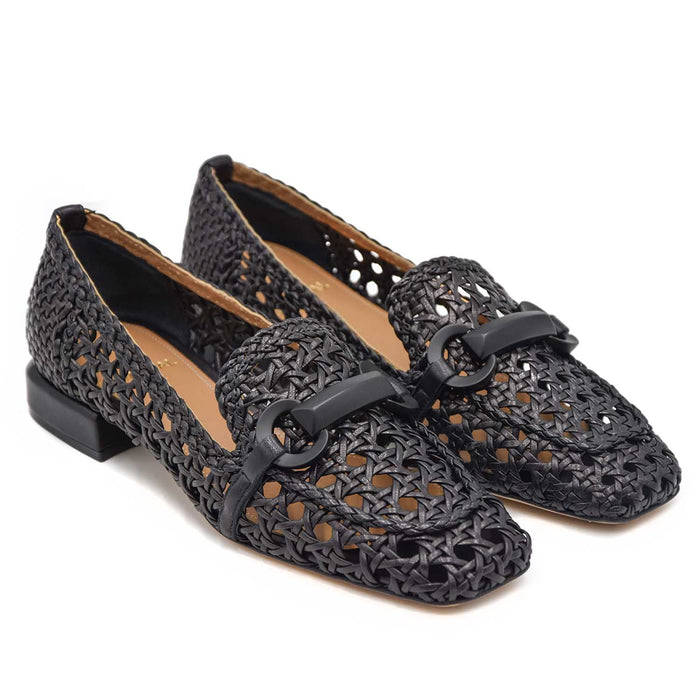 Chantal 1962 Black Women's Moccasins Classy Style and Elegance for Women