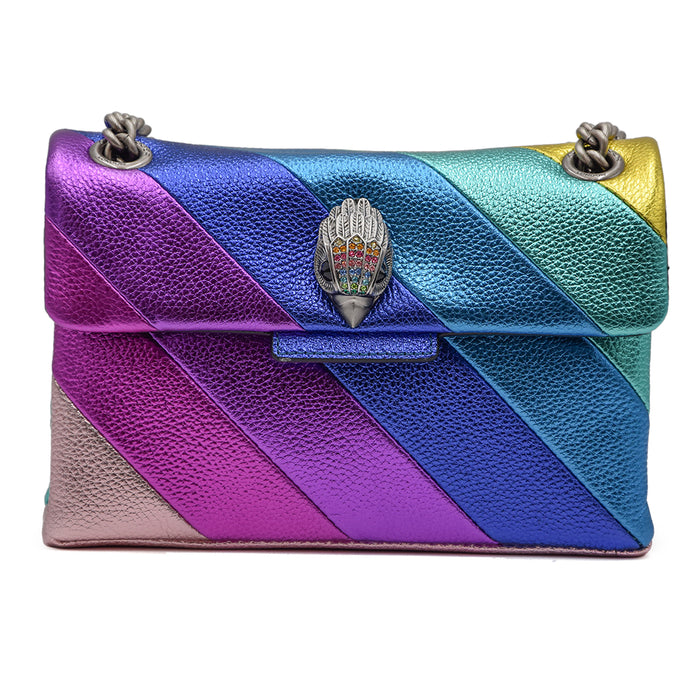 Mini Kensington Kurt Geiger Borsa Dall'Iconico Motivo Arcobaleno