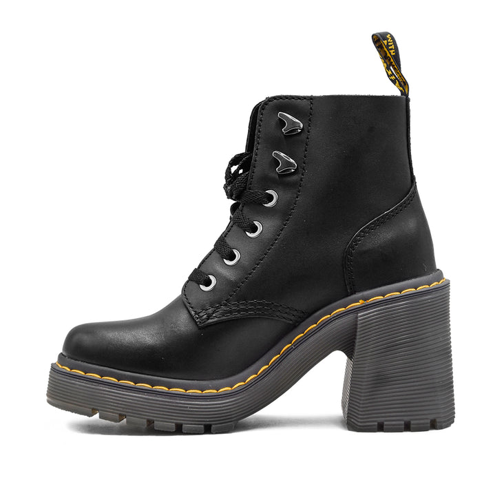 Stivaletti Dr. Martens Jesy Nero Ganci A Forma Di Treccia Donna