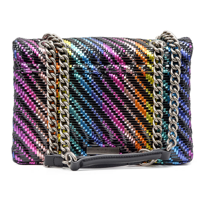 Kurt Geiger Large Multi Eagle Bag With Rainbow Crystals