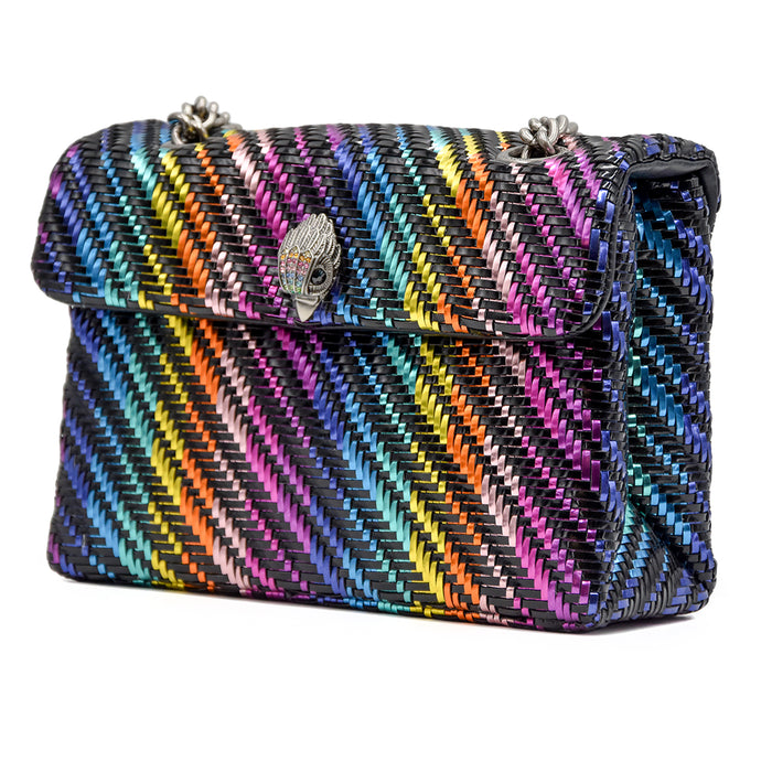 Kurt Geiger Large Multi Eagle Bag With Rainbow Crystals