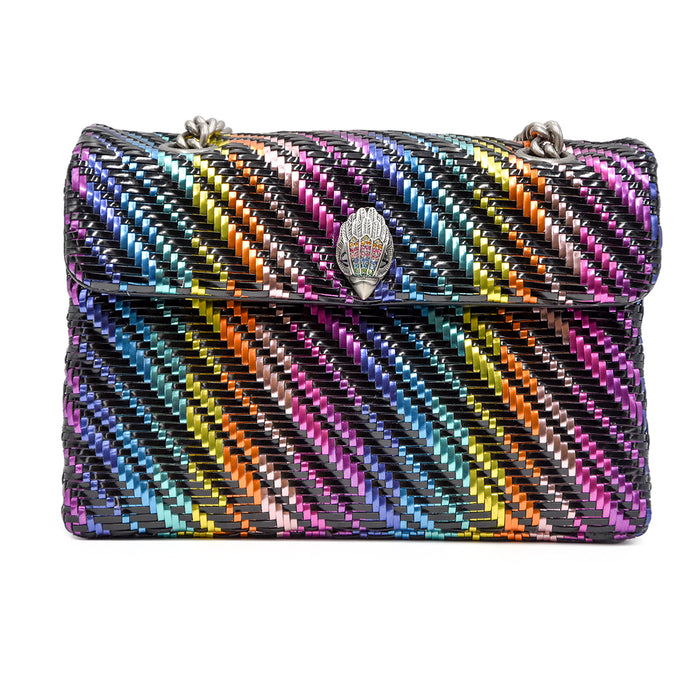 Kurt Geiger Large Multi Eagle Bag With Rainbow Crystals