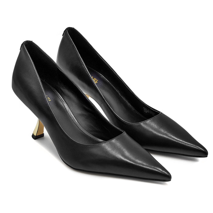 Michael Kors Black Architectural Design Heel Pumps Women