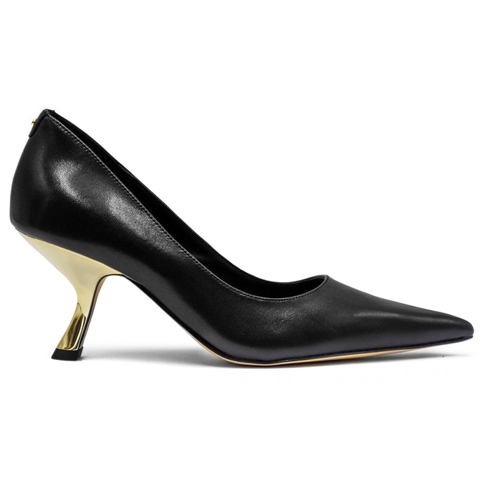 Michael Kors Black Architectural Design Heel Pumps Women