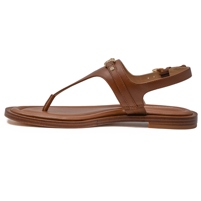 Sandali Infradito Michael Kors Mandy Thong Donna In Pelle Cuoio