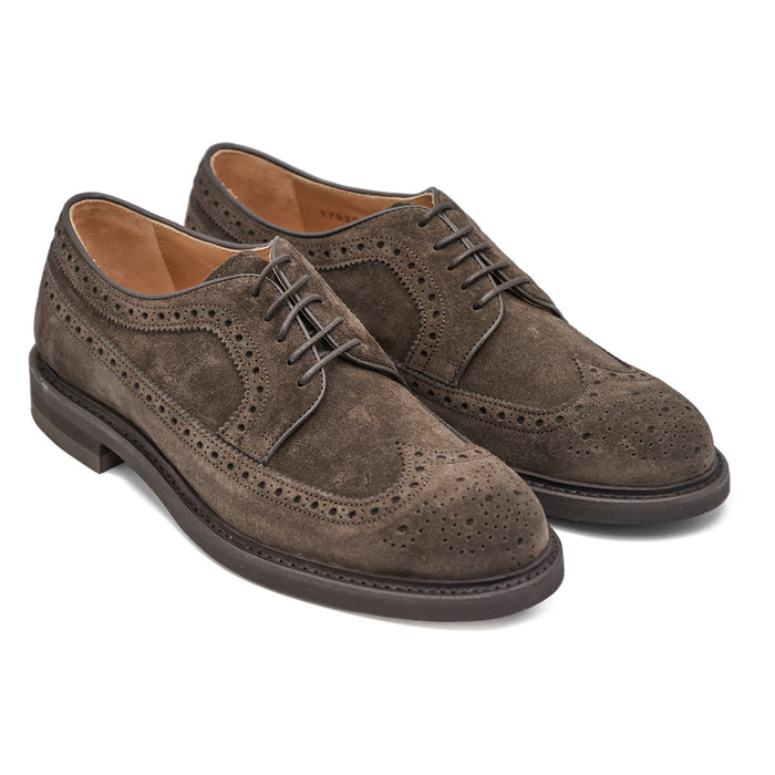 Berwick 1707 Marrone Stringate Uomo Dall'Elegante Motivo Brogue