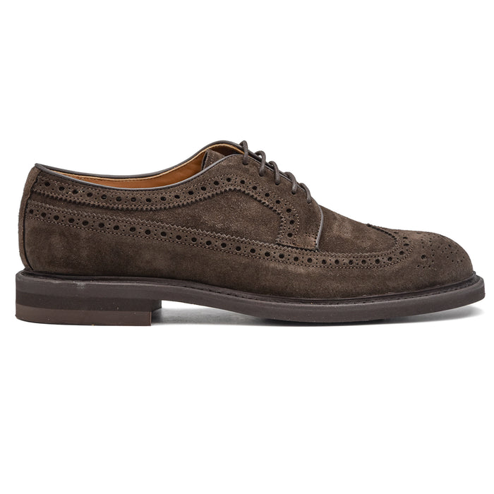 Berwick 1707 Marrone Stringate Uomo Dall'Elegante Motivo Brogue