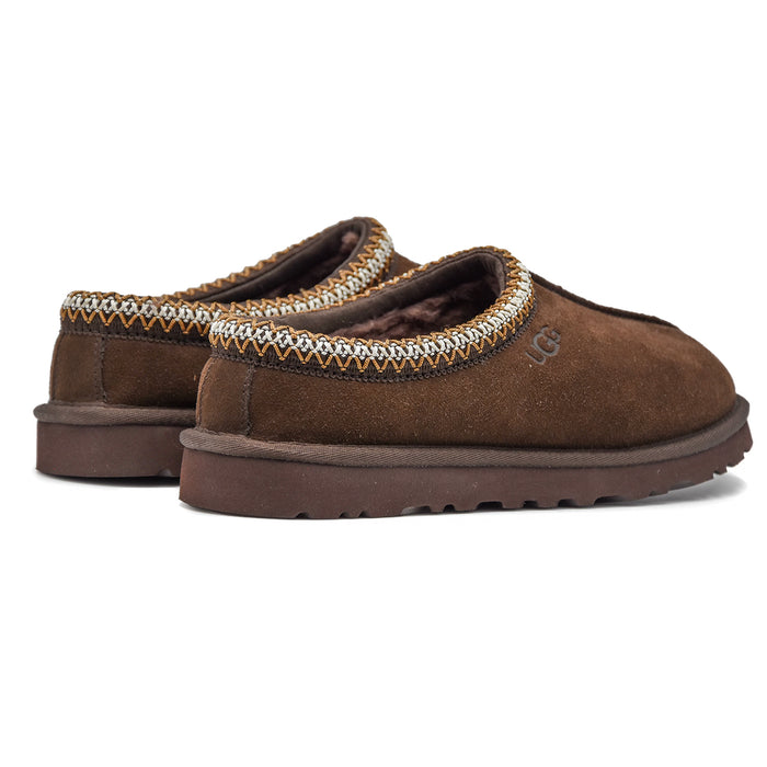 Ugg Tasman Men's Brown Clogs Contrast Braided Collar