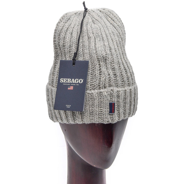 Sebago Cappellino Lowell Grigio In Lana Caldo E Accogliente Unisex