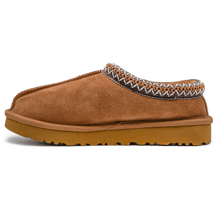 Ugg Donna Tabacco Sabot Tasman Stondato Con Collarino Asimmetrico