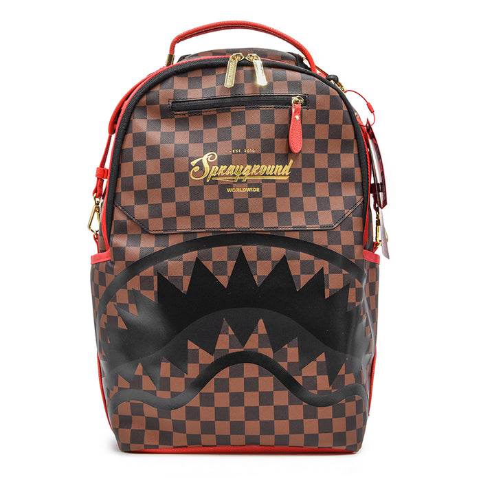 Sprayground TAKEOVER THE THRONE Zaino Marrone Nero Limited Edition