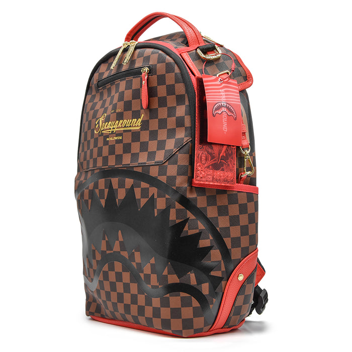 Sprayground TAKEOVER THE THRONE Zaino Marrone Nero Limited Edition