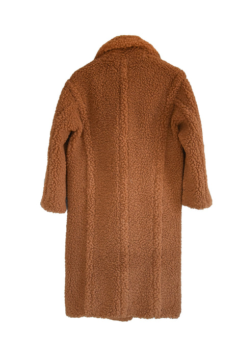 Cappotto Ugg Tabacco Gertrude Donna Long Teddy Coat Lussuoso