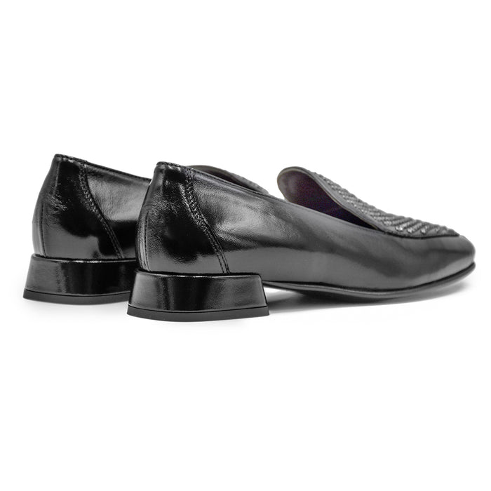 Women's Loafers Black Authentic Italian Style Laura Bellariva