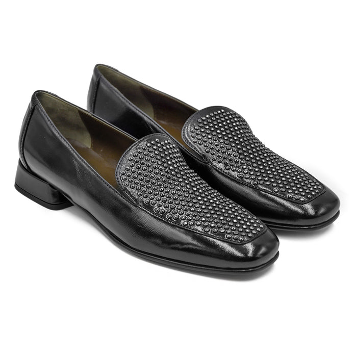 Women's Loafers Black Authentic Italian Style Laura Bellariva