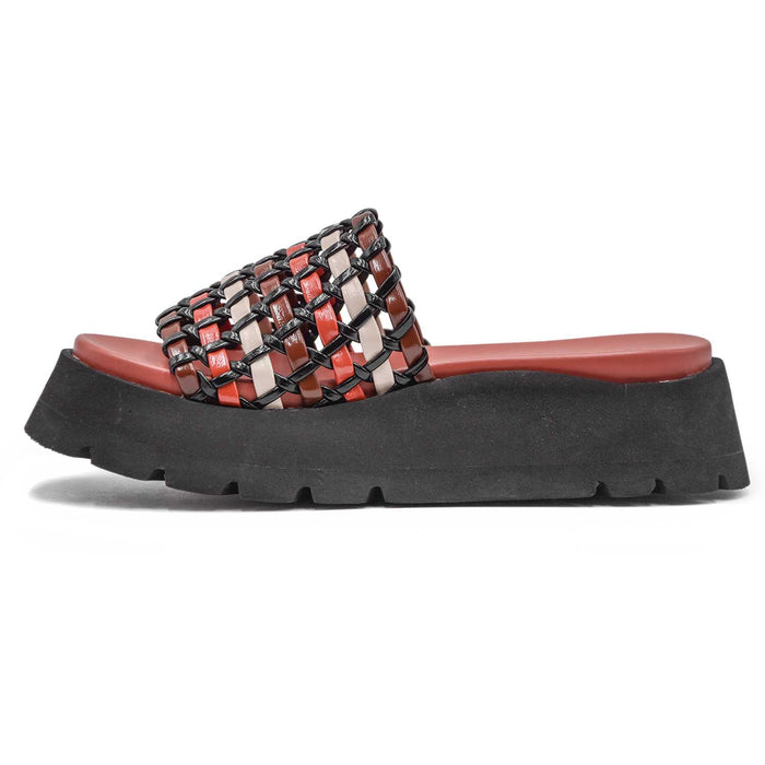 Noa Harmon Women's Sandals Brisa Multi With Black Platform Sole